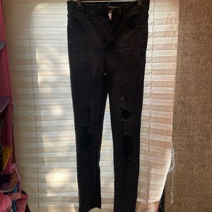 No Boundaries Ripped Black Skinny Jeans | Size 3